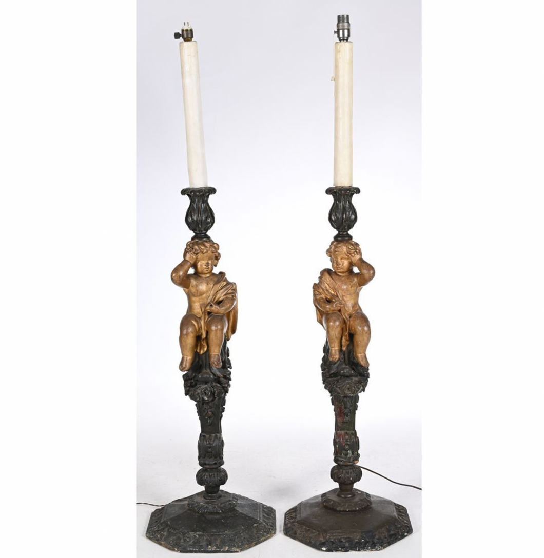 Paire de torchères Louis XIV