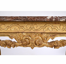 Charger l'image dans la galerie, Table à gibier Louis XIV de forme rectangulaire en bois doré
