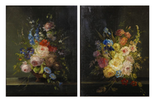 Charger l'image dans la galerie, Attribué à Pierre-Etienne REMILLEUX (1811-1856), Paire de Natures mortes aux bouquets de fleurs
