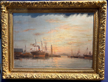 Load image into Gallery viewer, Le port de Deauville, Paul SAVIGNY (1858-1916)
