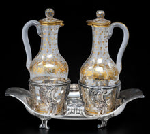 Charger l'image dans la galerie, Porte-huilier vinaigrier en argent XVIIIème Paris 1768-1774
