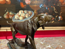 Load image into Gallery viewer, Grand bronze - Léon BUREAU (1866-1906) &quot; Chien à l&#39;arrêt &quot;
