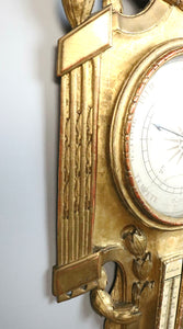Baromètre-thermomètre Louis XVI
