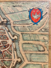Charger l'image dans la galerie, Carte d'Anvers, Gravure réhaussée, Ep XVIIème
