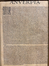 Charger l'image dans la galerie, Carte d'Anvers, Gravure réhaussée, Ep XVIIème
