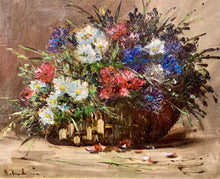 Load image into Gallery viewer, Eugène Henri Cauchois (1850-1911) - Composition florale
