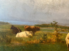 Charger l&#39;image dans la galerie, François VUAGNAT (1826-1910) - Vaches au pré
