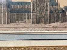 Загрузить изображение в средство просмотра галереи, Vue de l&#39;Eglise Metropolitaine de Rouen du côté du Septentrion - Basset, André (17??-1787) - Vues d&#39;optique
