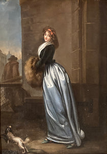 La femme au MANCHON d'après Louis-Léopold BOILLY (1761-1845) - XIXè