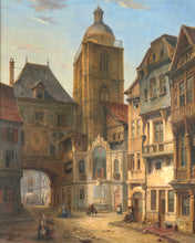 Charger l'image dans la galerie, Henri LALLEMAND (1809-1892) Le Gros-Horloge à Rouen, 1867
