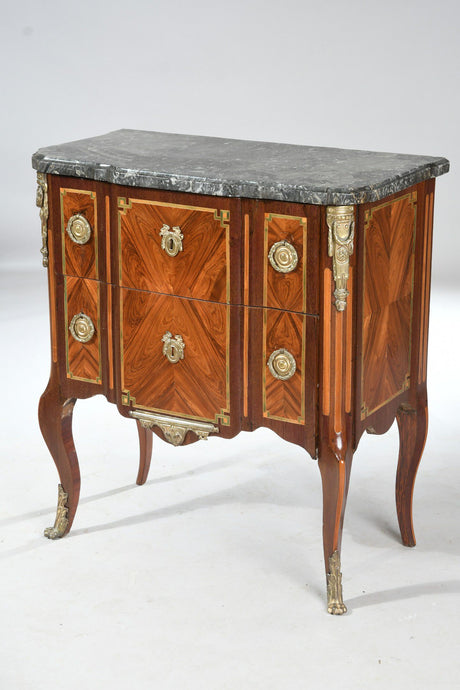 COMMODE SAUTEUSE TRANSITION Estampillée de BIRCKLE - ARGEADES - Antiquaire Rouen