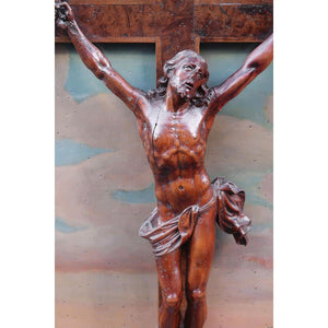 Christ en buis sculpté - Galerie de l'Astrée - Argeades - Antiquaire Rouen
